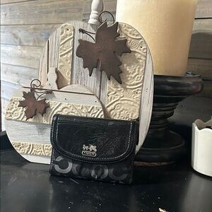 Coach Black Wallet